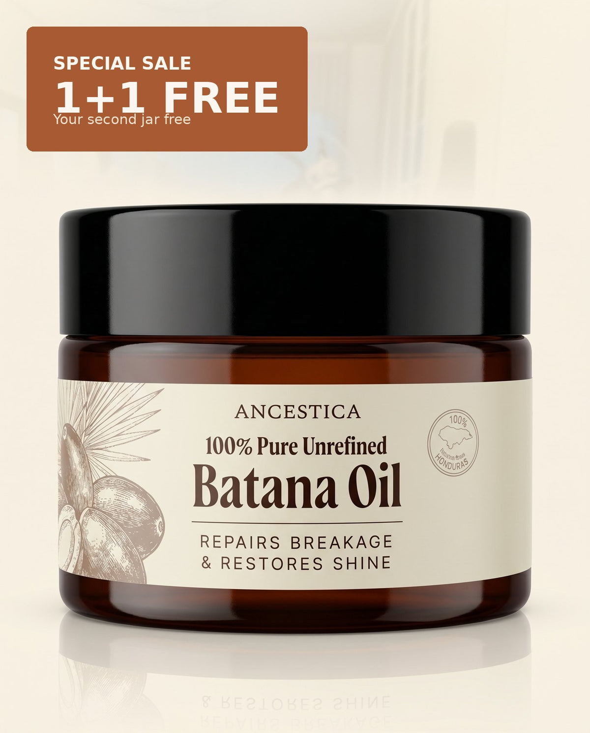 Special sale: 1+1 free, your second jar of Ancestica batana oil is free