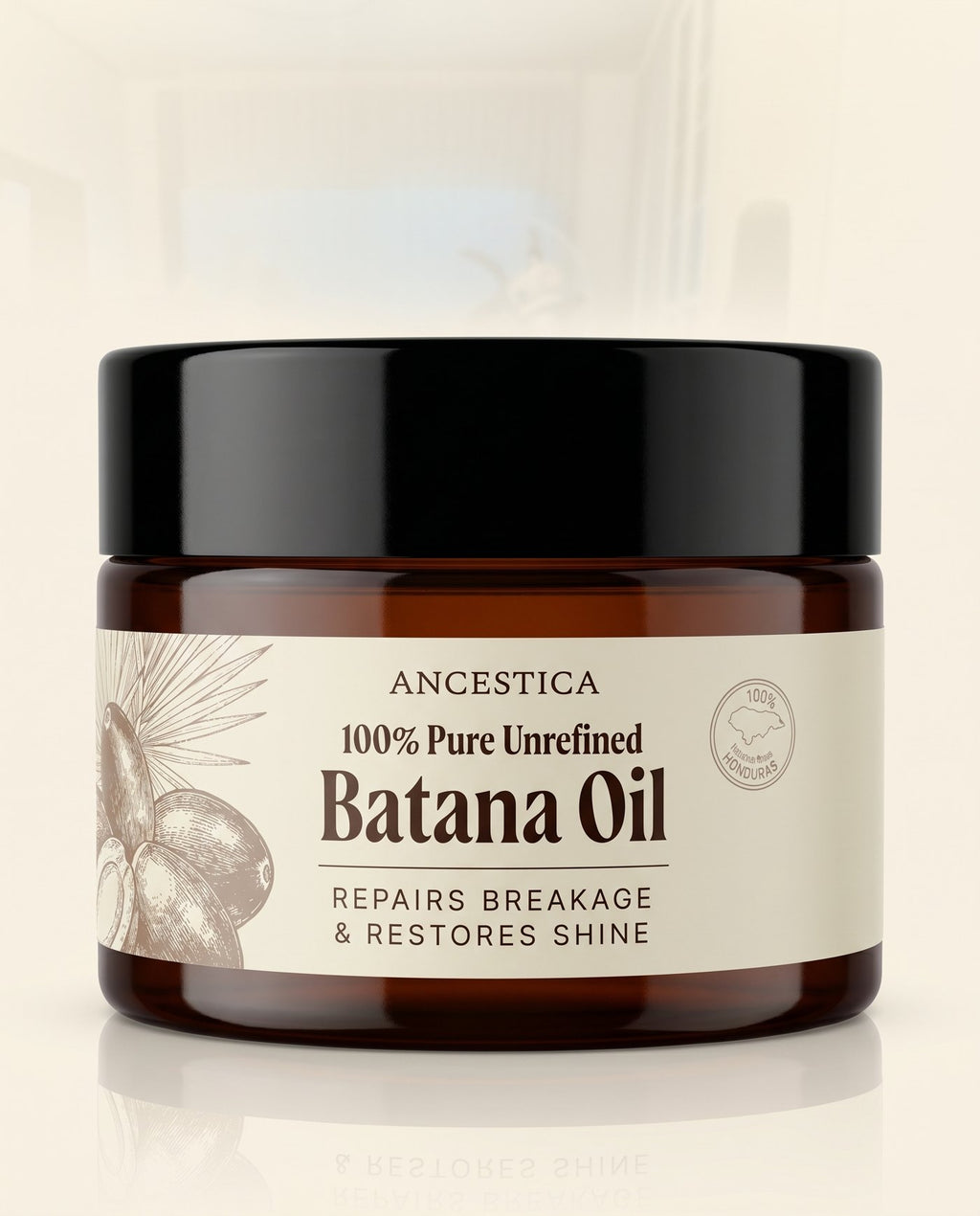 Ancestica 100% Pure Unrefined Batana Oil